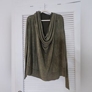 Nicholas K Olive Cowl Neck Sweater